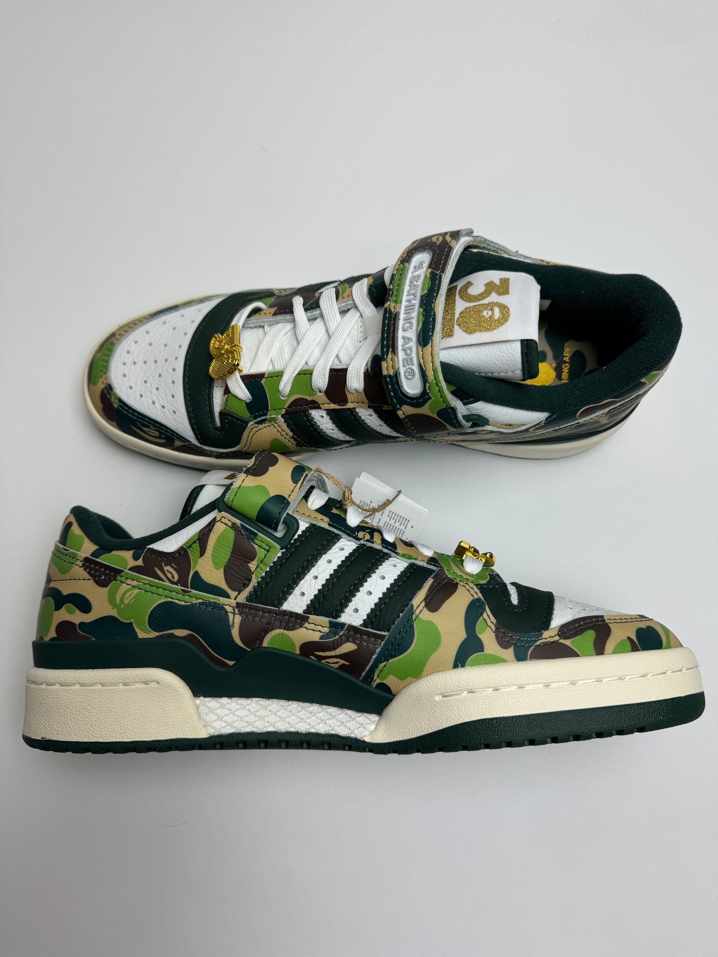 BAPE x Adidas Forum Low „Green Camo“