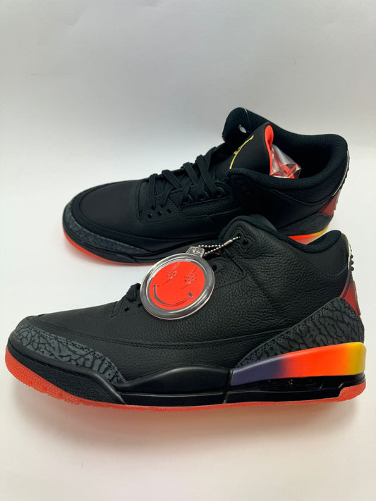 Air Jordan 3 Retro J Balvin Rio Sneaker – Seitenansicht mit buntem Design