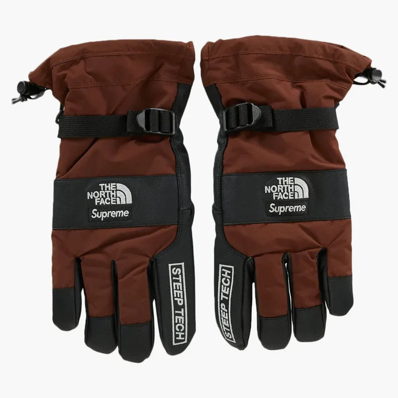 Supreme The North Face Steep Tech Gloves "Brown"