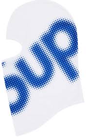 Supreme Halftone Lightweight Balaclava "White"