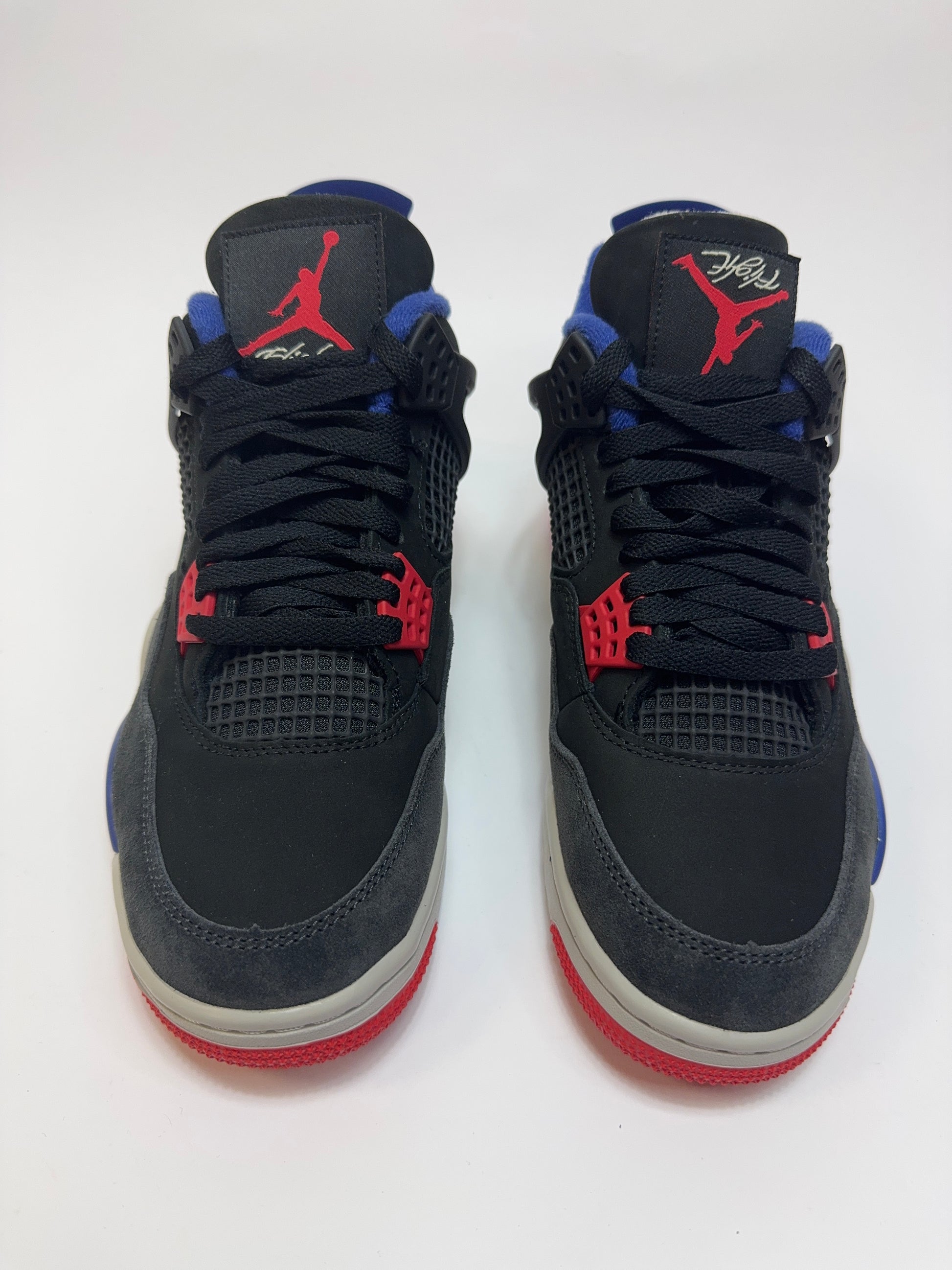 Nahaufnahme der Zunge – Velcro Patch mit Rare Air White Lettering und gepolstertem Mesh