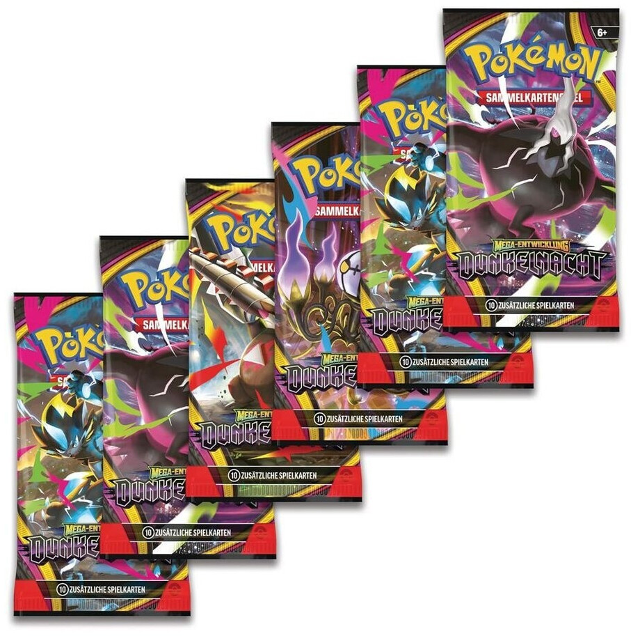 Boosterbundle Mega-Entwicklung – "Dunkelnacht" (6 Boosterpacks)