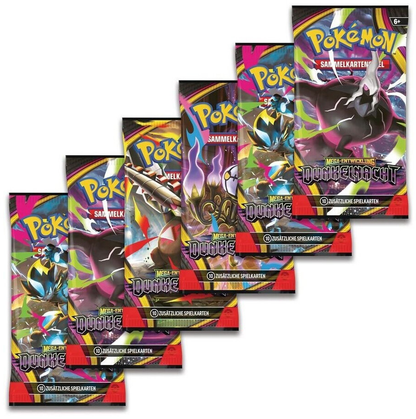 Boosterbundle Mega-Entwicklung – "Dunkelnacht" (6 Boosterpacks)