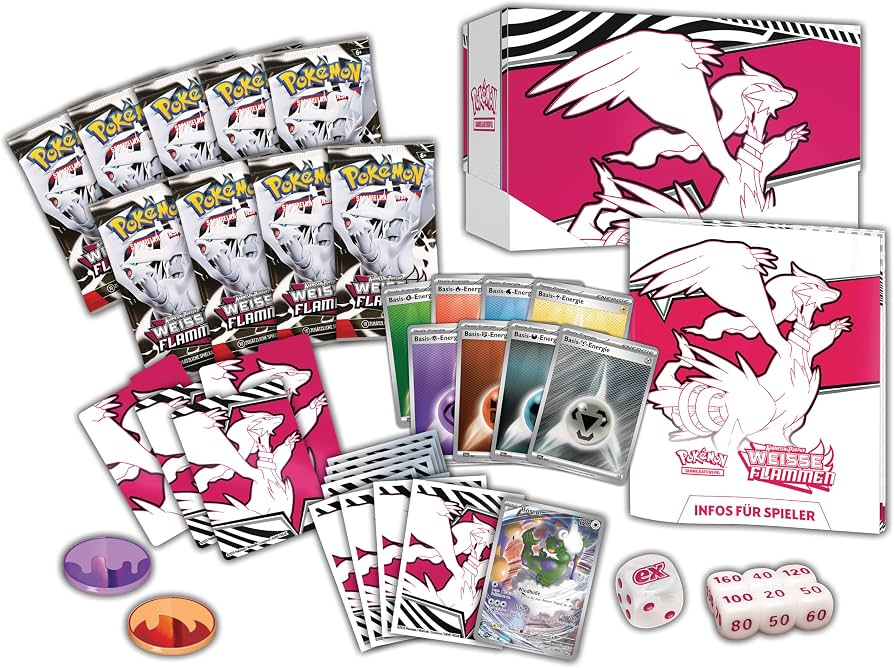 Pokémon Karmesin & Purpur – Weisse Flammen Top-Trainer-Box (Deutsch)