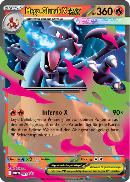 Pokemon Tin "Mega Glurak X ex" (Deutsch)