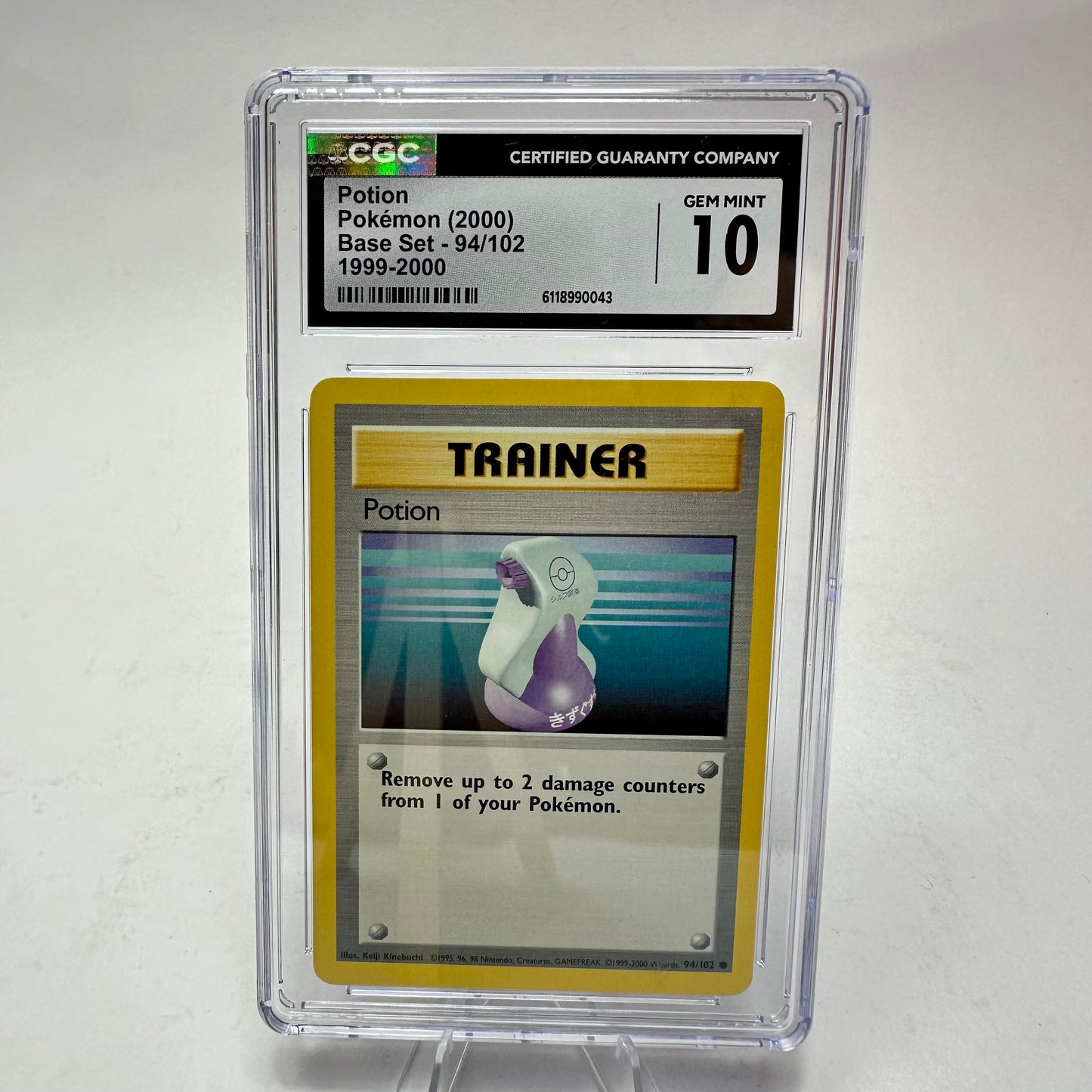 Pokémon Potion (ENG) 94/102 – Base Set – CGC 10 Gem Mint