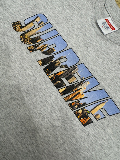 (Pre-Owned) Supreme "Skyline Logo" Grey Size L