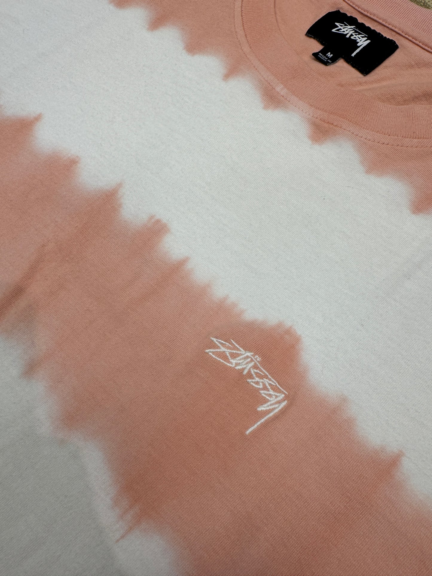 (Pre-Owned) Stüssy T-Shirt "Peach Waves" Size M