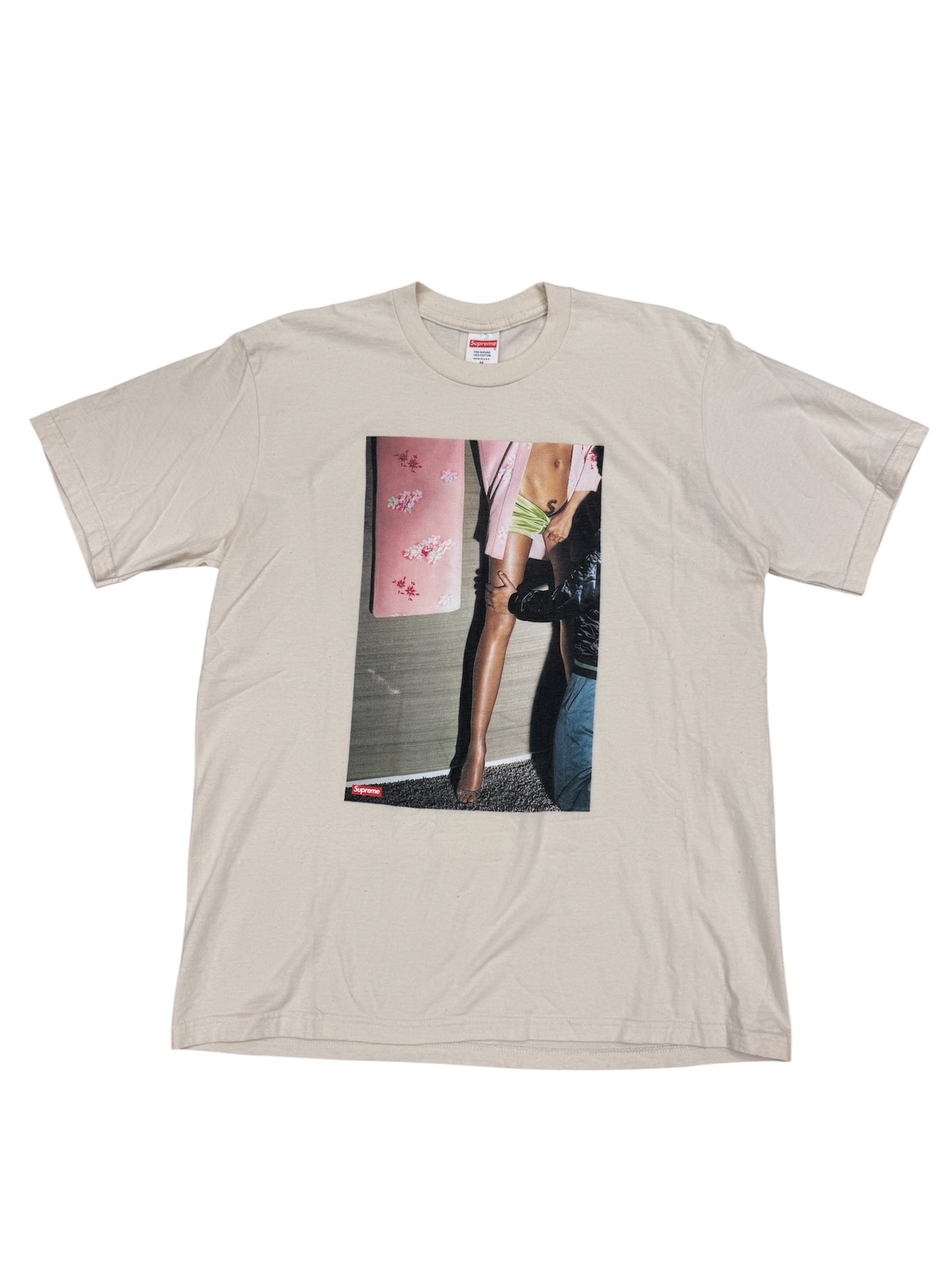 (Pre-Owned) Supreme "Model" Tee Natural Size M