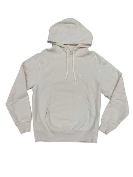 (Pre-Owned) Stüssy Hoodie "Classic Logo" Creme Size M