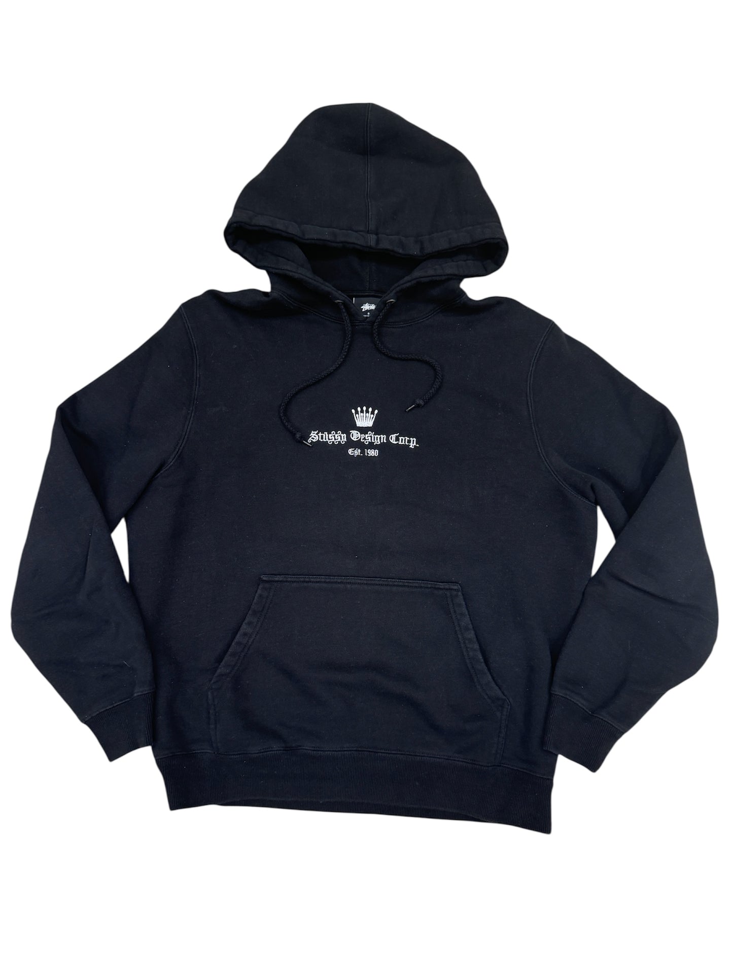(Pre-Owned) Stüssy Hoodie "Crown" Black Size S