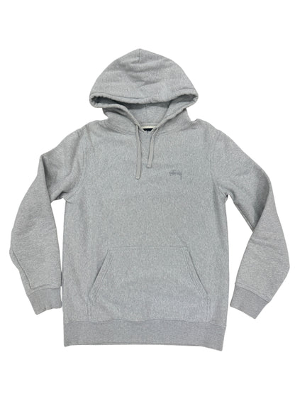 (Pre-Owned) Stüssy Hoodie "Classic Logo" Grey Size M