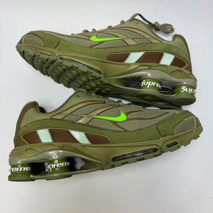 (Pre-Owned) Supreme x Nike Shox Ride 2 "Neutral Olive Electric Green" - EU47,5 US13 (No Box)