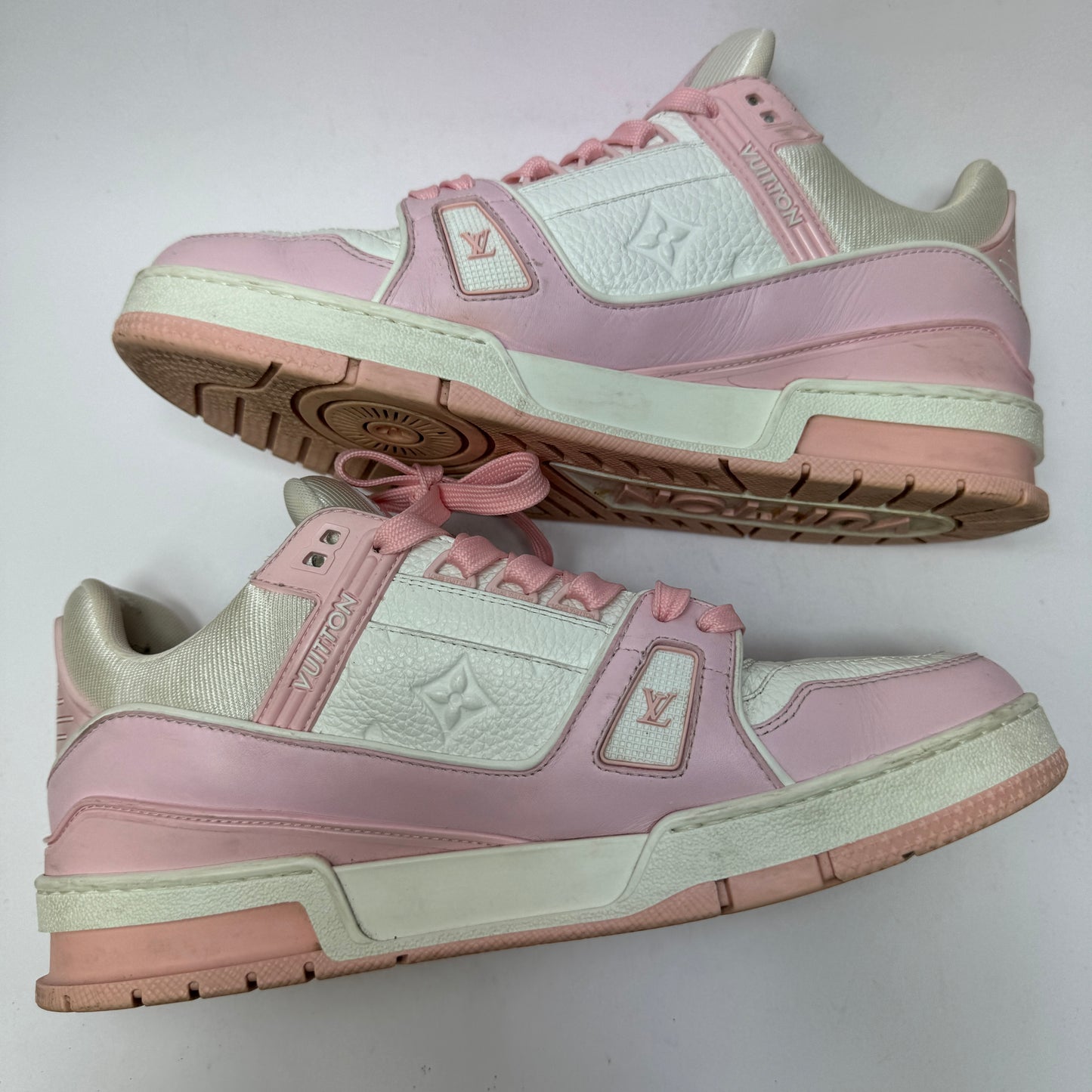 (Pre-Owned) Louis Vuitton LV Trainer "Pink Rose" – Size LV 8 (EU42,5)