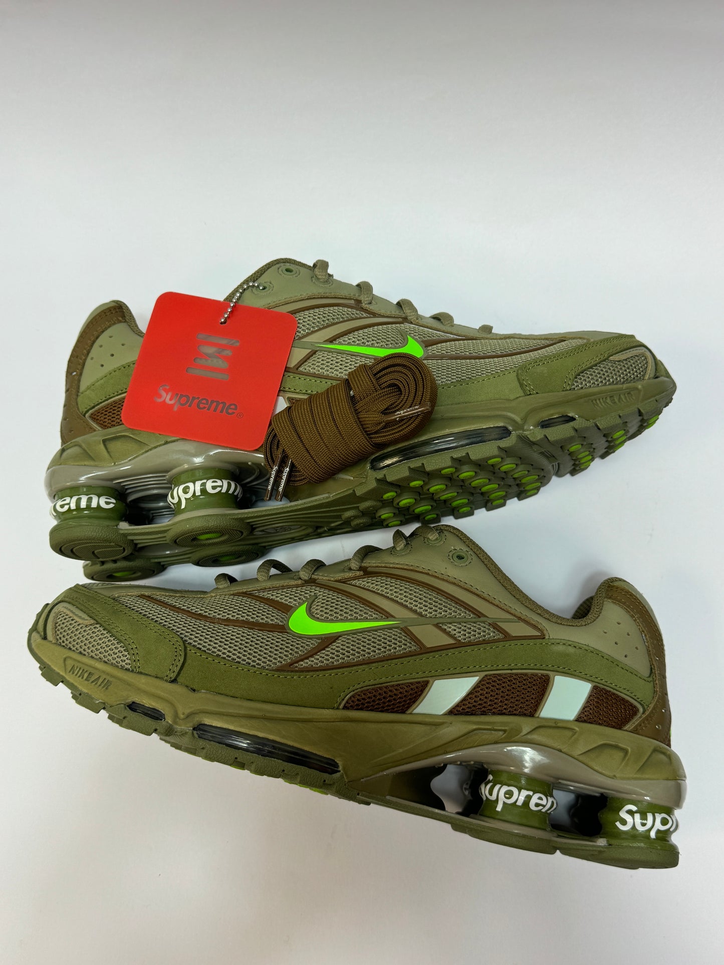 Nike x Supreme Shox Ride 2 SP "Olive" EU43 US9.5 (USED)