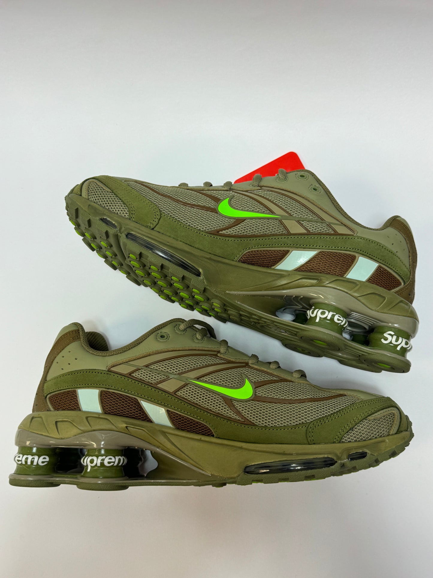 Nike x Supreme Shox Ride 2 SP "Olive" EU43 US9.5 (USED)