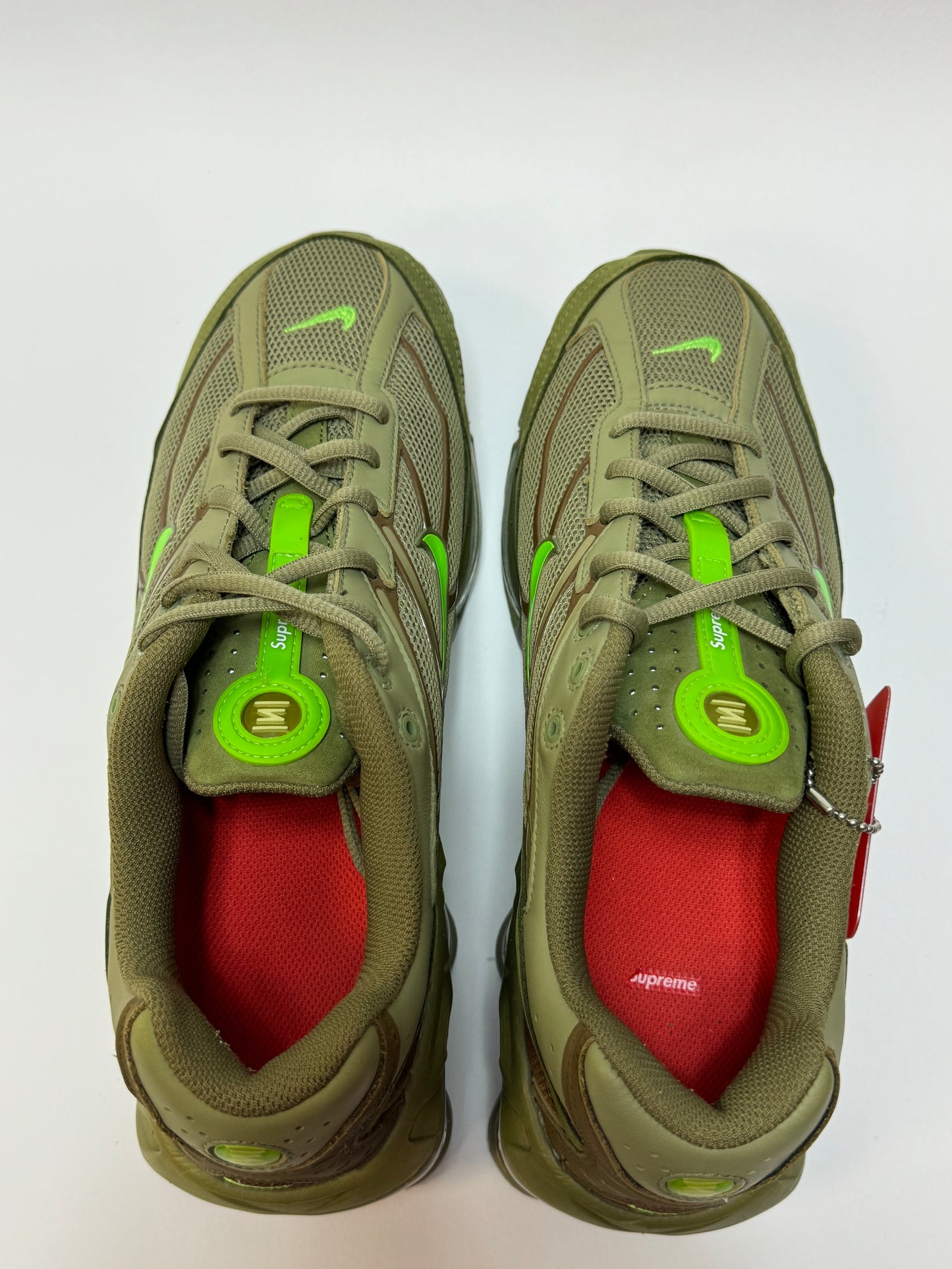 Nike x Supreme Shox Ride 2 SP "Olive" EU43 US9.5 (USED)