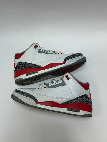 (USED) Jordan 3 Retro "Fire Red" EU44 US10