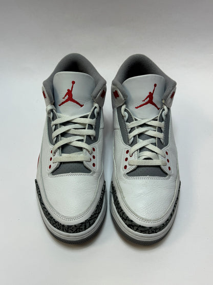 (USED) Jordan 3 Retro "Fire Red" EU44 US10