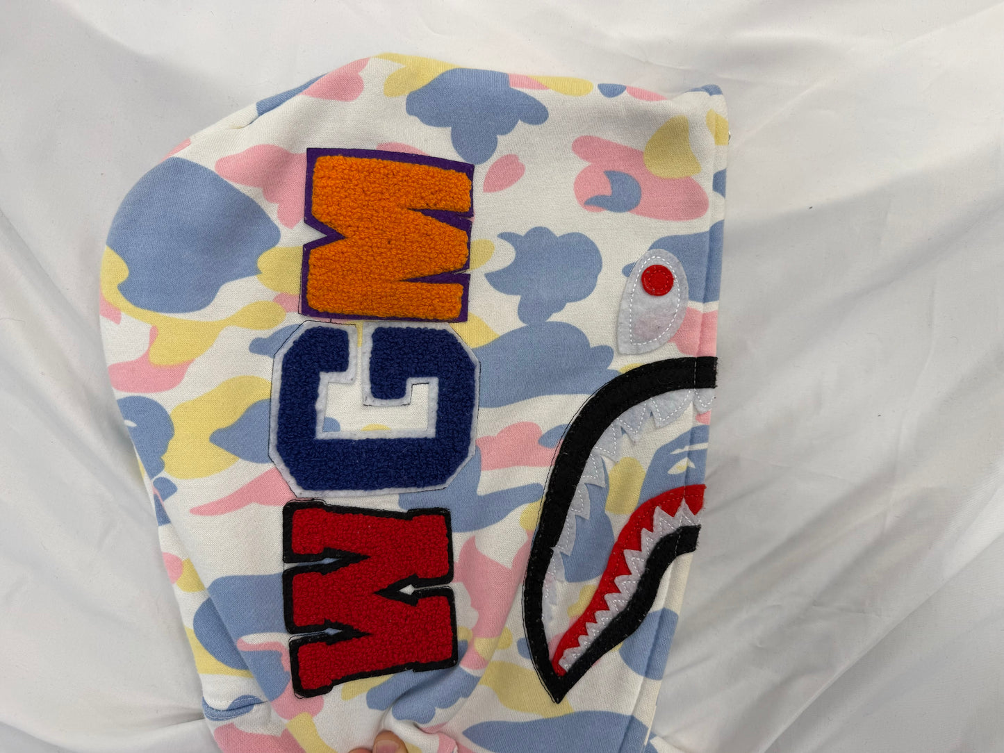 (Pre-Owned) BAPE Full Zip Hoodie "Multi Camo" Light Size M
