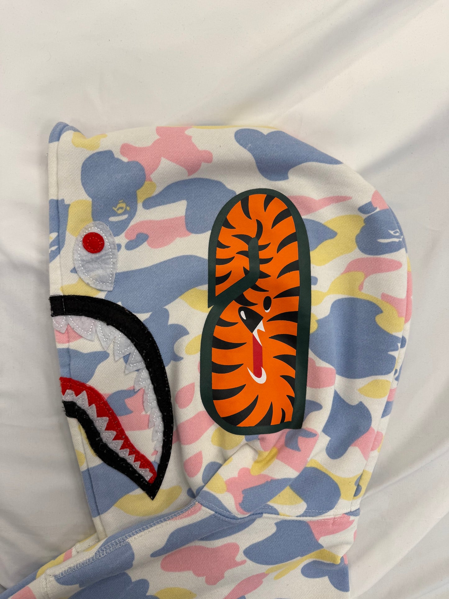 (Pre-Owned) BAPE Full Zip Hoodie "Multi Camo" Light Size M