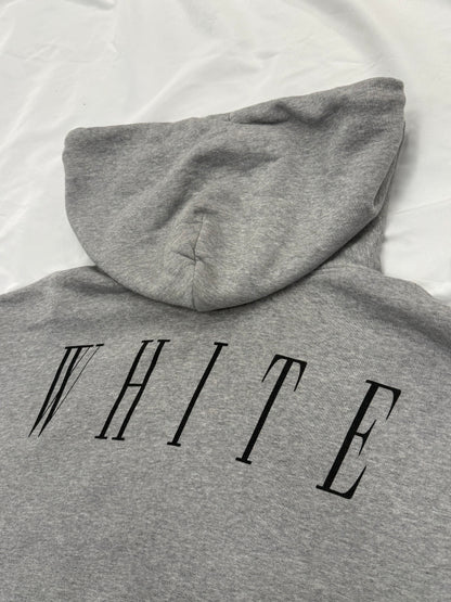 (Pre-Owned) Off-White "Nebraska" Hoodie Grey Size XL