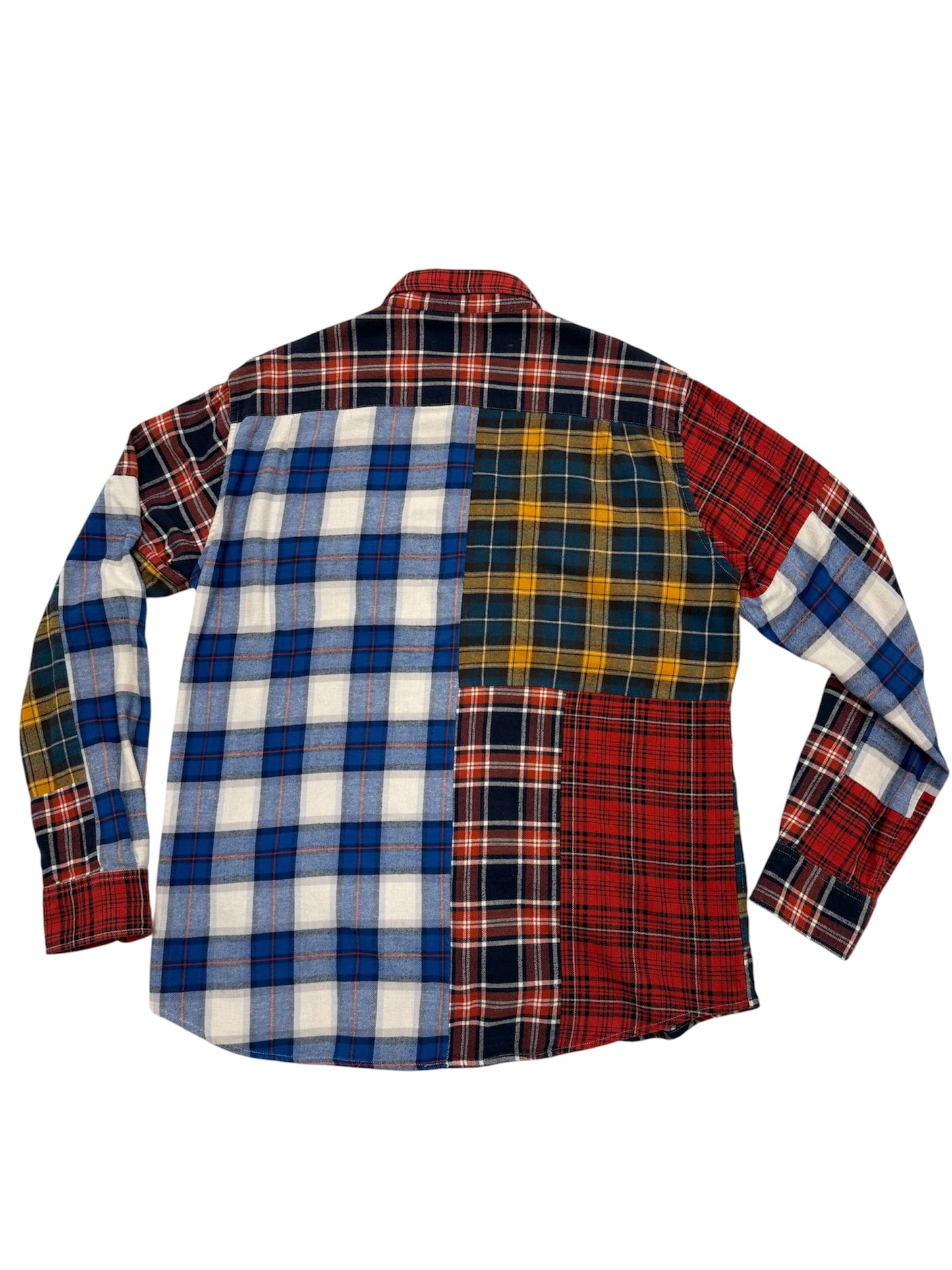 (Pre-Owned) Stüssy Mixed Plaid Flannel Shirt - Size L
