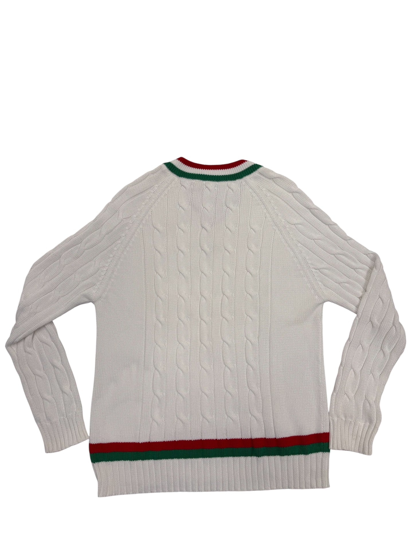 (Pre-Owned) Supreme x Lacoste Tennispullover  - Size XL