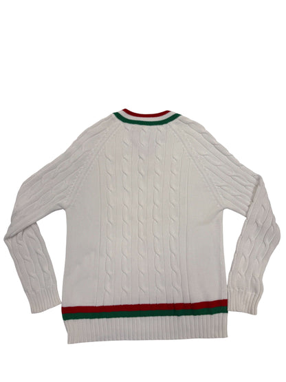 (Pre-Owned) Supreme x Lacoste Tennispullover  - Size XL