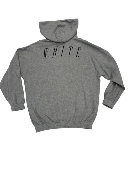 (Pre-Owned) Off-White "Nebraska" Hoodie Grey Size XL