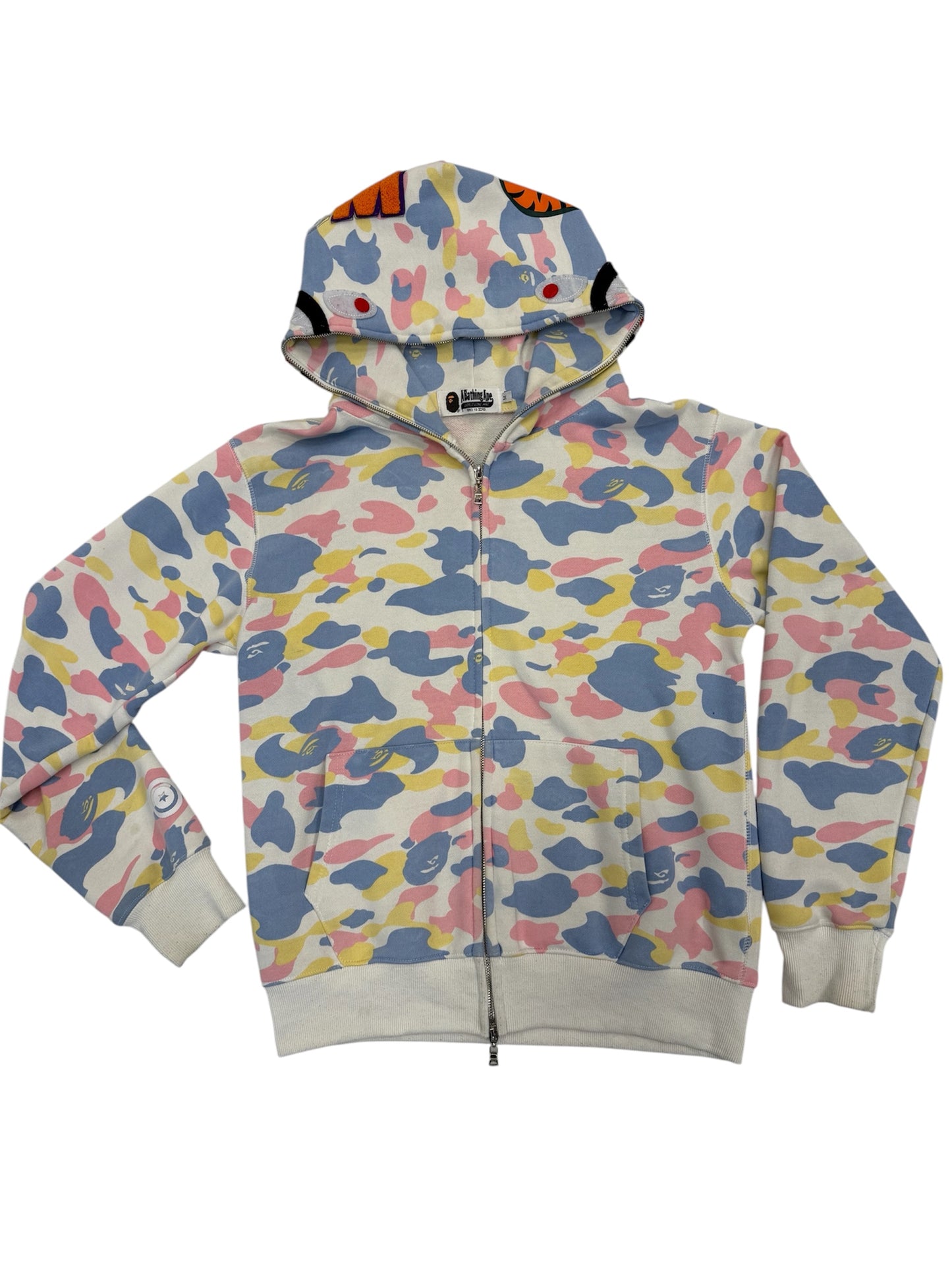 (Pre-Owned) BAPE Full Zip Hoodie "Multi Camo" Light Size M