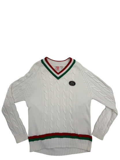(Pre-Owned) Supreme x Lacoste Tennispullover  - Size XL