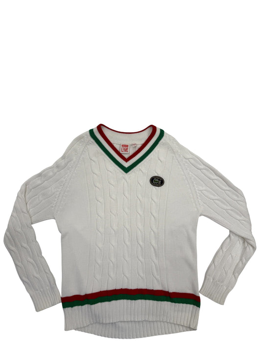 (Pre-Owned) Supreme x Lacoste Tennispullover  - Size XL