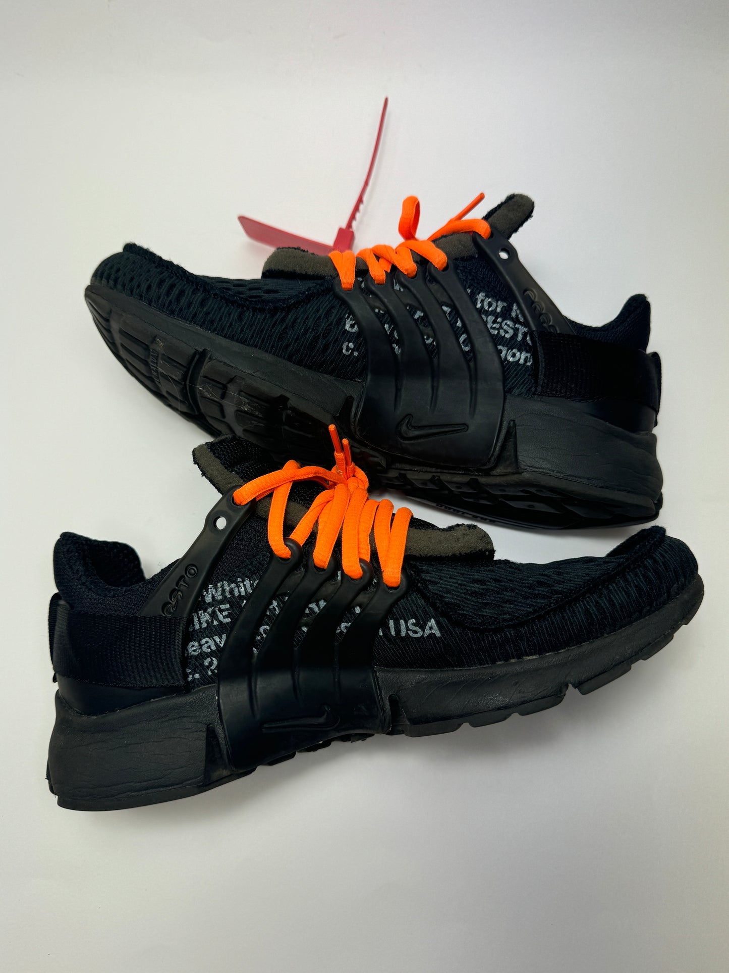 (USED) Nike Air Presto Off-White Black EU38.5 US6 (No Box)