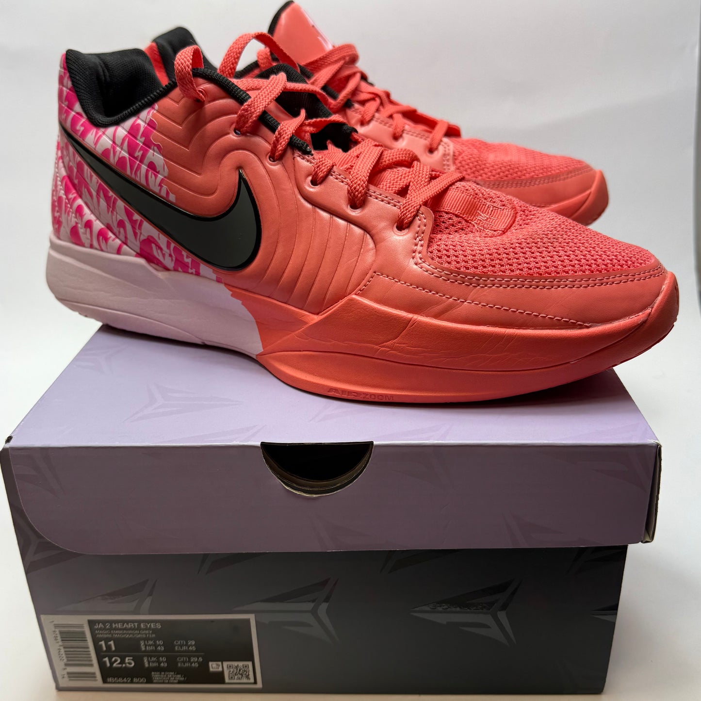 (Pre-Owned) Nike Ja 2 "Heart Eyes" – EU45 US11