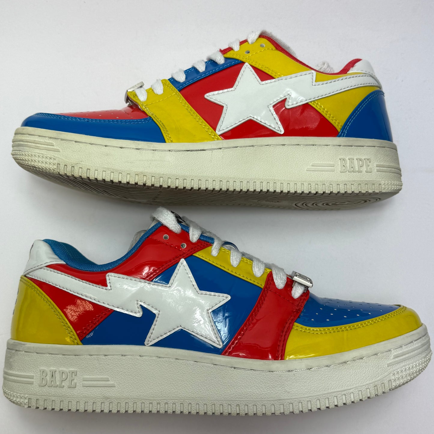(Pre-Owned) BAPE BAPESTA Low x Medicom "Toy Multi"  – Eu40,5 US7.5