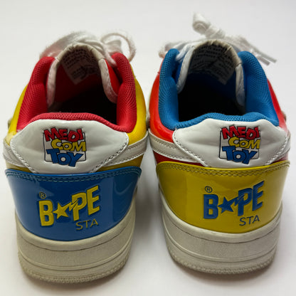 (Pre-Owned) BAPE BAPESTA Low x Medicom "Toy Multi"  – Eu40,5 US7.5