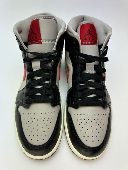 Air Jordan 1 Mid "Black College Grey Gym Red"