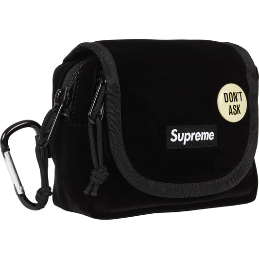 Supreme Velvet Mini Pouch "Black"