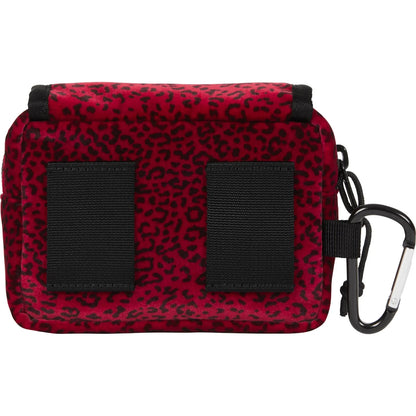 Supreme Velvet Mini Pouch "Red Leopard"