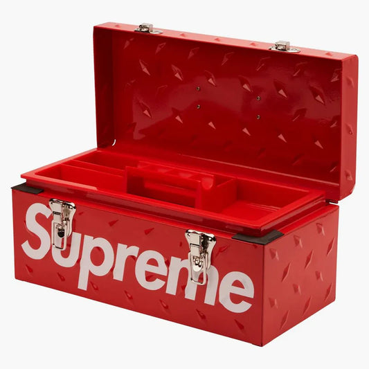 Supreme Diamond Plate Tool Box "Red"