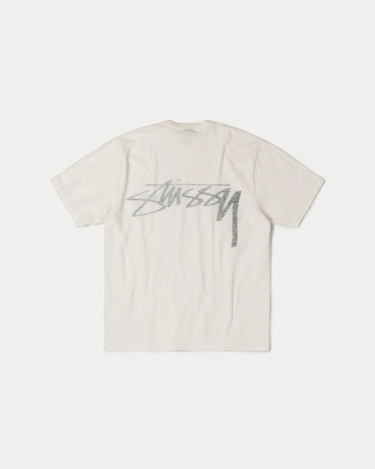 Stüssy "Smooth Reverse Pigment Dyed" T-Shirt White
